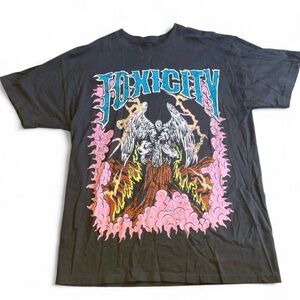Toxicity Graphic Tee in‎ Black
